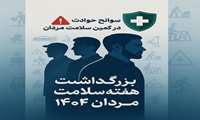  بزرگداشت هفته سلامت مردان 